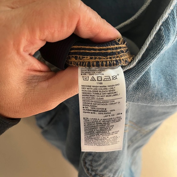 NEW Old Navy Maternity side-panel OG straight Jean overall - Picture 6 of 9